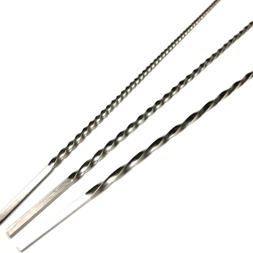 Amazon | 角棒 ステンレス 3x3x500mm スパイラル ツイスト ねじり 螺旋